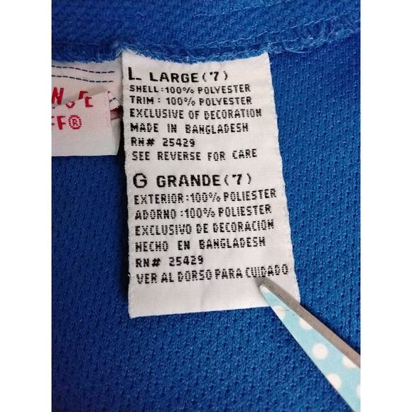 Texas Rangers Baseball Jersey 90s Vintage Youth #7 Ivan Rodriguez Size Large - Picture 4 of 8